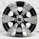 RIN 15X7 6-139.7 R1 SPORT JA195 BLACK MACHINE FACE ET-2 CB108.2