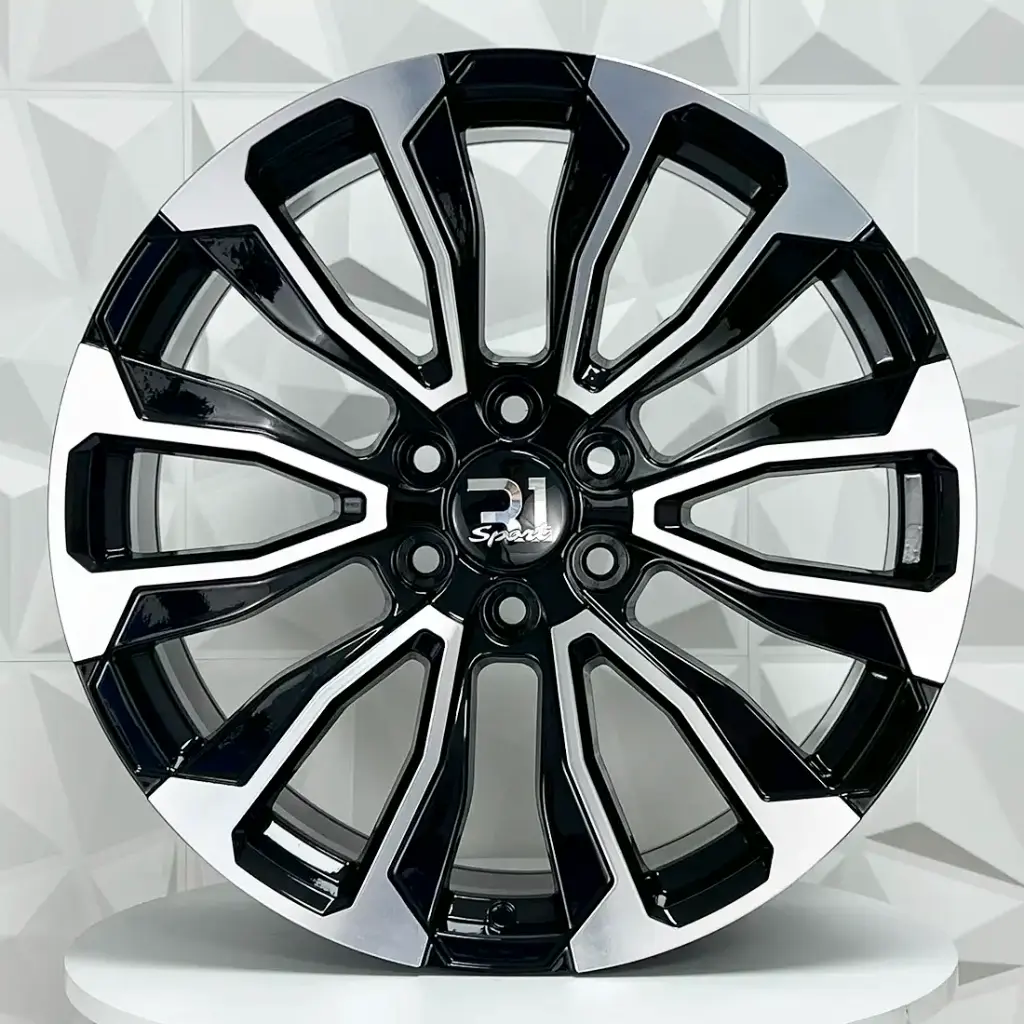 RIN 24X10 6-139.7 R1 SPORT TYH73 BLACK MACHINE FACE ET31 CB78.1