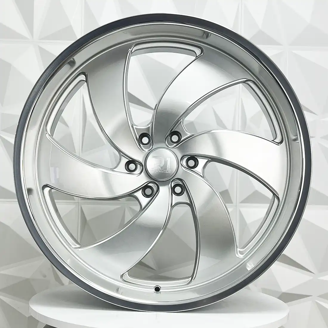 RIN 24X9 6-139.7 R1 SPORT 667L SILVER MILLING MACHINE LIP ET25 CB78.1